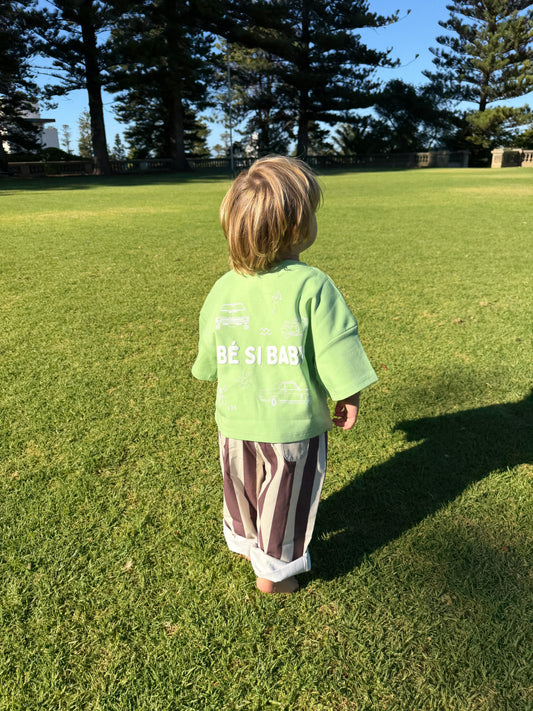 Field + Wheels Oversized Tee