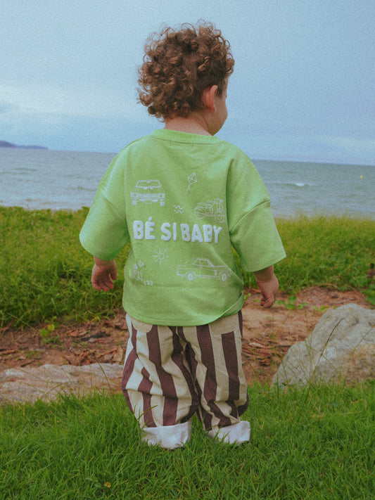 Field + Wheels Oversized Tee