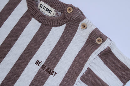 Chestnut Knit Romper