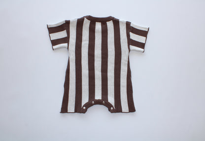 Chestnut Knit Romper