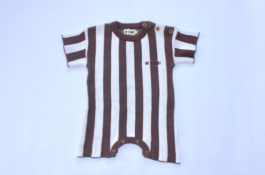Chestnut Knit Romper