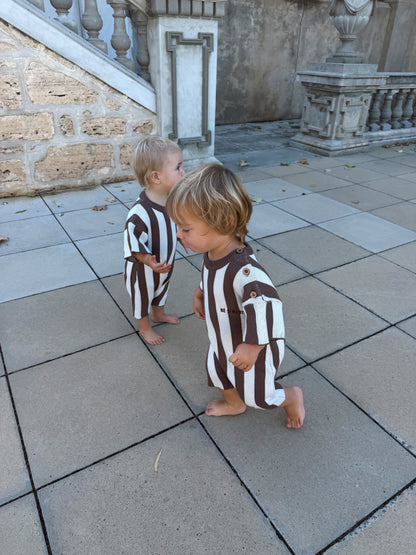 Chestnut Knit Romper