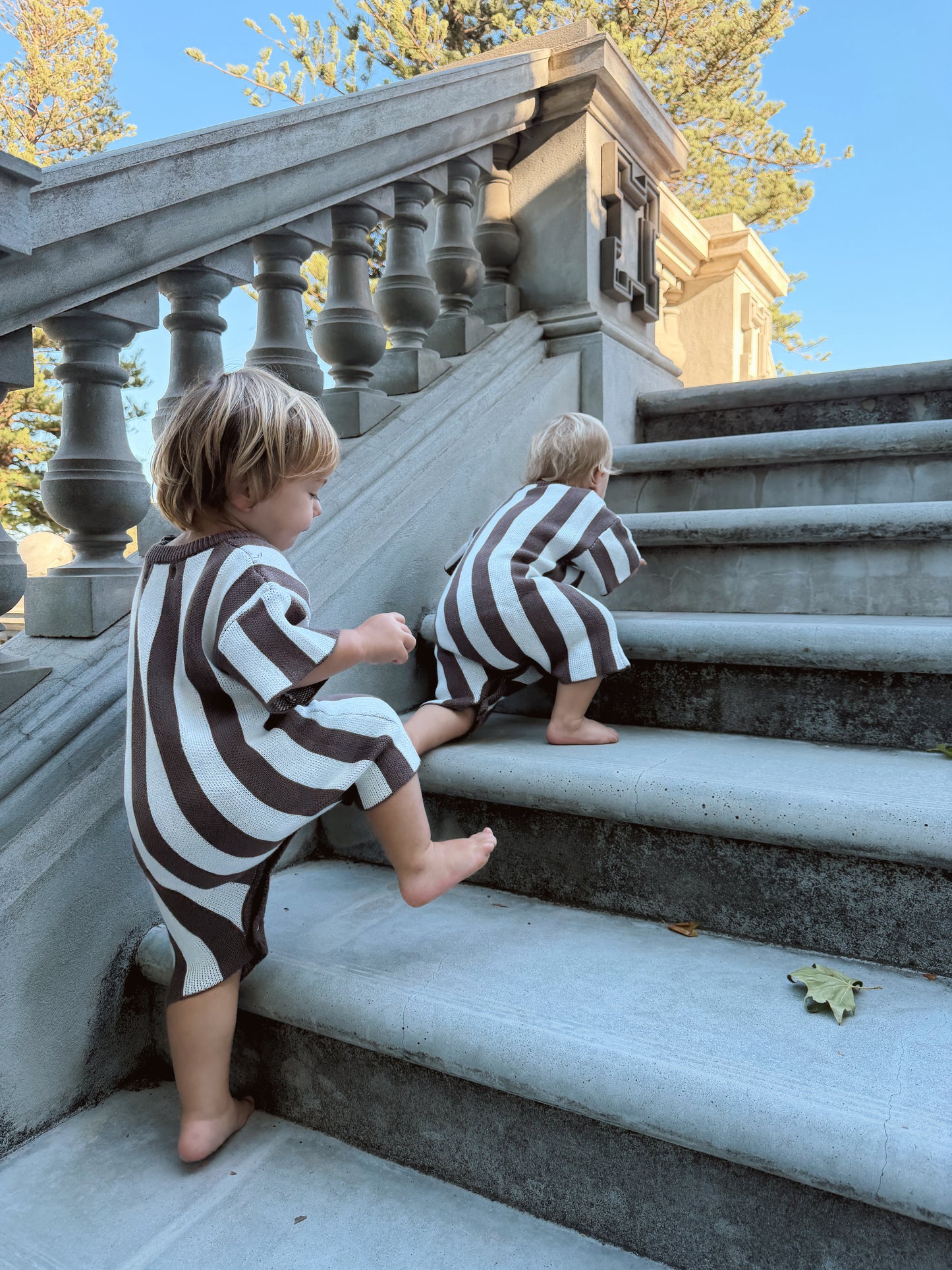 Chestnut Knit Romper